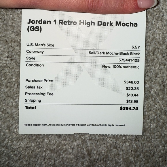 Jordan 1 Retro High Dark Mocha’s (AUTHENTICATED)🌟 - Picture 5 of 11